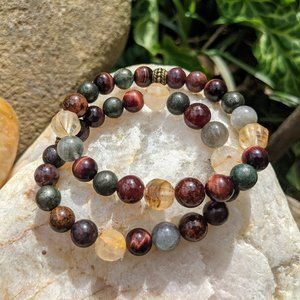 Gemstone Bracelet High Quality All Natural Beads Intention Gender Inclusive